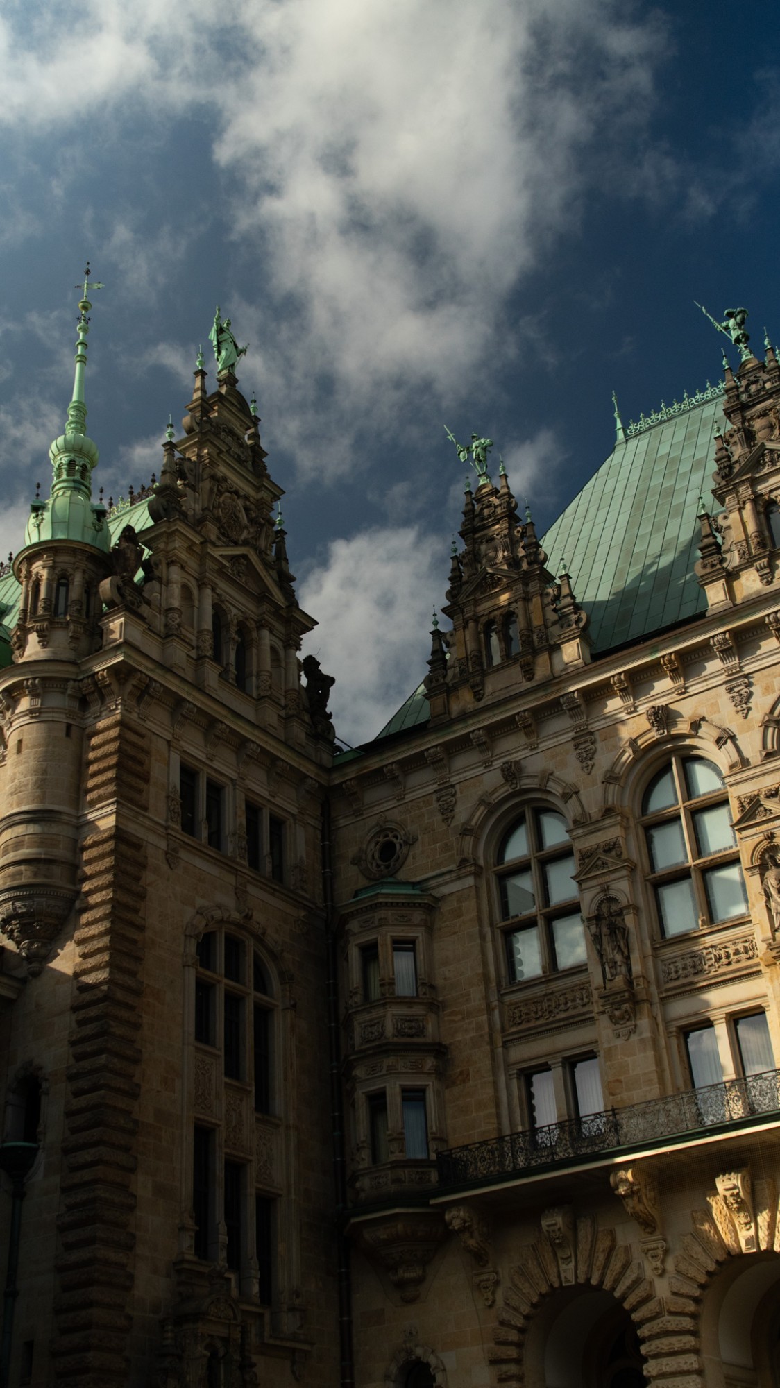 Detail am Hamburger Rathaus